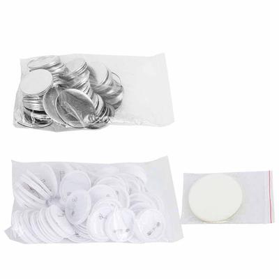 Poafamx Button Badge Machine, Button Badge Maker, 100 Badge Pieces (58mm Material (100 Pieces))