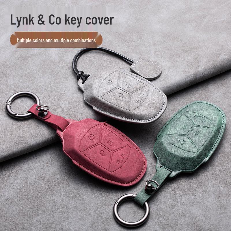 Lynk & Co 03 Modified Key Case with Buckle - Metal Shell Cover for 01/05 Models
