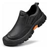 Hand Stitched Male Hiking Footwear Leisure Outdoor Walking Shoes New Antiskid Travel Trainers Genuine Leather Mens Slip On Shoes