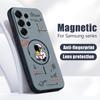 Cute Cartoon AstronautCase For Samsung Galaxy S26 Ultra S25 Edge S24 Plus S23 FE S22 A17 A54 A55 A56 A57 5G Magnetic For Magsafe Matte Cover