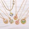 Oil Painting Chinese Style Necklace Collar Noble Clavicular Chain Luxury Choker  Jewelry Gifts