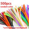100/300/500pcs Pipe Cleaner Chenille Stem Handicraft DIY Art Furry Strip for Festival Party Birthday Gift Indoor Decor XJM
