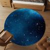 1pc Galaxy Starry Round Chair Mat Area Rug - Non-Slip, Floor Mat for Office, Bedroom, Home Decor Christmas Gift P0811157