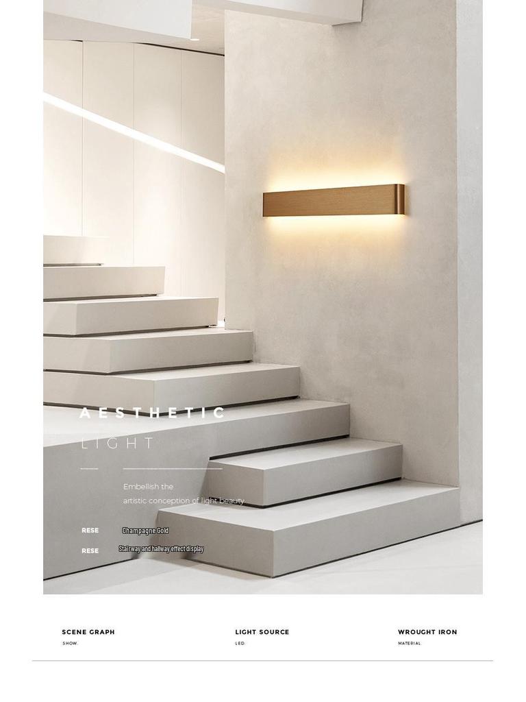 Nordic Minimalist Wall Sconce for Living Room & Bedroom