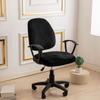Universal Split Seat Cover Home Office Computer Chair Cover Stretch Anti-dust Soft Velvet Armchair Slipcover Seat Protector Case