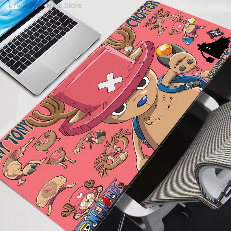 Mouse Pad One Piece Kawaii Gaming Accessories PC Computer Keyboard Gamer Desk Mat Alfombrilla Xxl Durable Mousepad