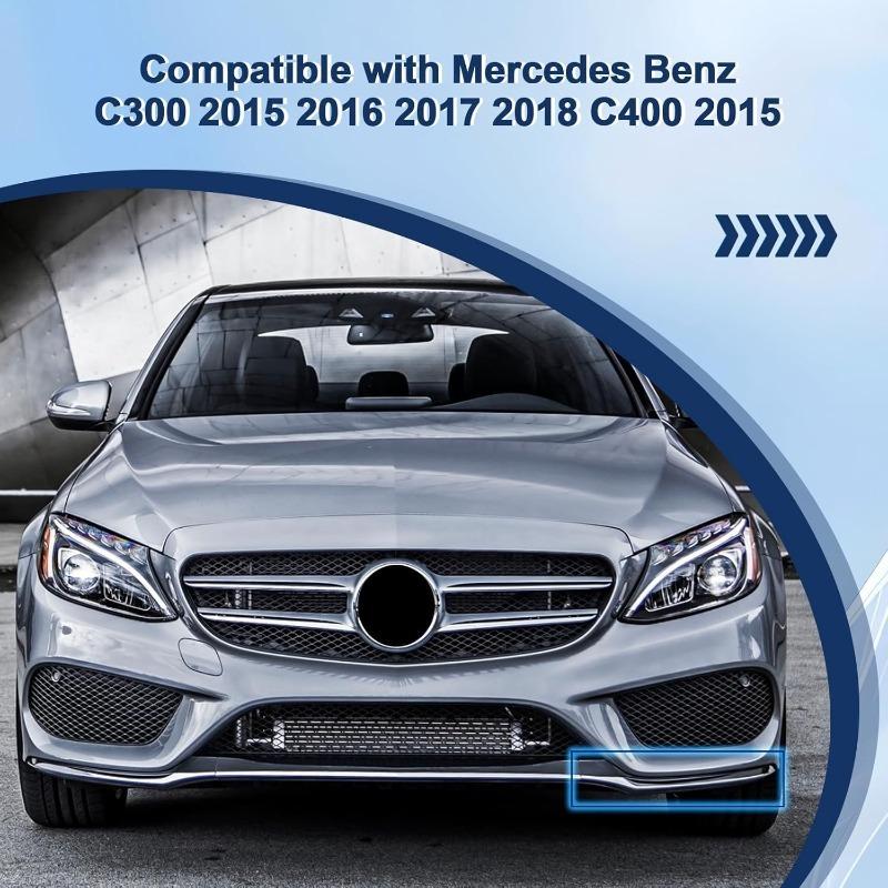 2015-2018 W205 for Mercedes-Benz C300, C400, C450 AMG, C63 AMG Front Bumper Lip Lower Trim 2058851374 2058851474 2058851574