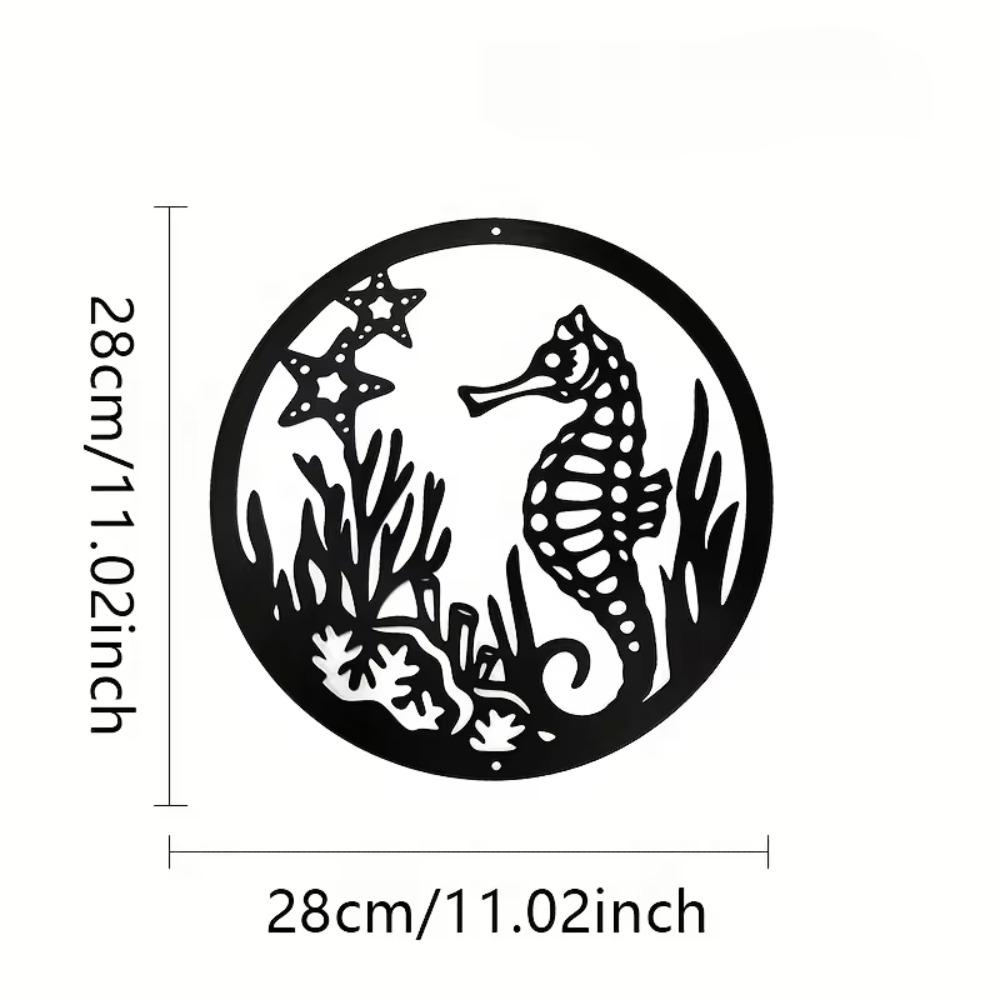 Meereslebewesen Wandbehang Heimdekoration. Ideale Zimmerdekoration für Badezimmer, Küche oder Terrasse. Bereit zum Aufhängen und verleihen Sie eine maritime Note