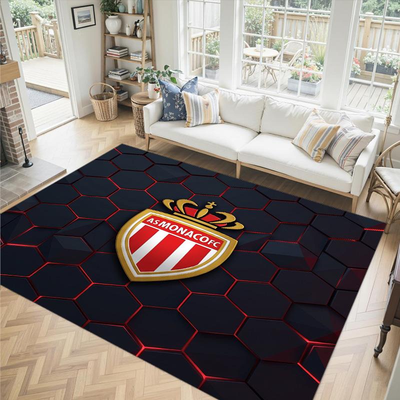 Monaco FC Design Crystal Velvet Carpet Cozy Non?Slip Printed Rug For Bedroom Living Room Entrance