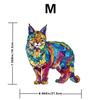 Lynch Cat Puzzle Wooden Special-Shaped Splicing Toy Original Brain-Burning Decompression Puzzle