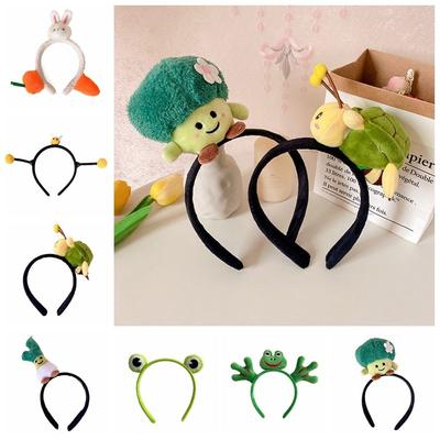 Schildkröte Gemüse Stirnband Cartoon Frosch Plüsch Haarband Geschenk Gesicht Waschen