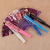 1Pc Flower Pattern Elegant & Luxurious Folding Fan Vintage Dance Fan Fashion Chinese Style Hand Held Stamping Design