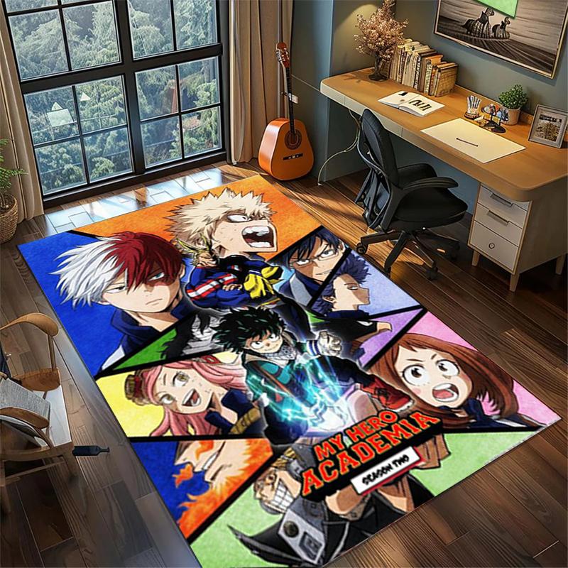 

My Hero Academia Home Decor Large Area Rug Non Slip Washable Floor Mat Bedroom Gamer 60x90cm