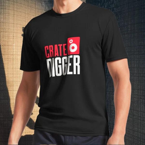 Men s and Women s T-shirts crate digger! M