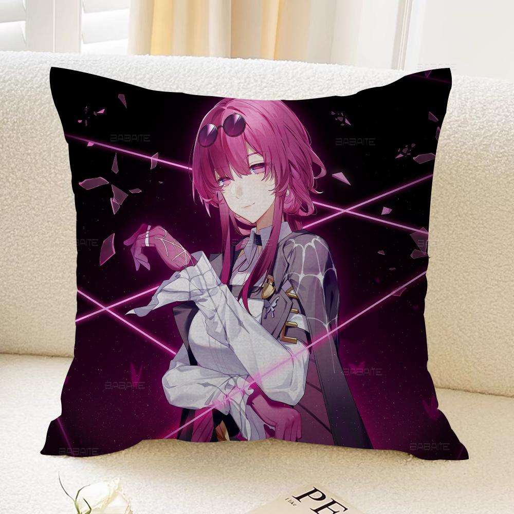 Federe per Cuscini Honkai Star Rail Biancheria da Letto Decorativa per la Casa Copricuscino Decorativo Matrimonio Federa per Cuscino Super Morbida
