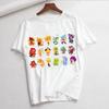 Shadow Milk Cookie Run Kingdom Pure Vanilla Cookie Print Ladies Tshirt Ladies Casual ocollar Shirt Short Sleeve Ladies