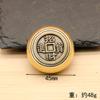 Popular brass rotating handle piece, six-sided rotating combination for attracting wealth and treasures, multi-sided rotating st