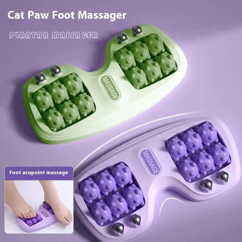 Home Use Foot Massage Roller With Magnetic Nodes | Acupoint Stimulation Therapy Tool