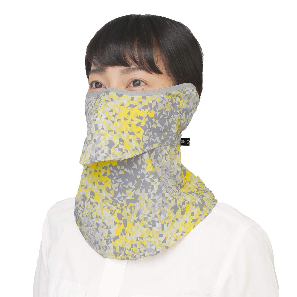 

Маска от УФ-лучей YAKeNU Защита лица от УФ-лучей с ушными петлями 478 Желтый (Кнопки-застежки, Призма)