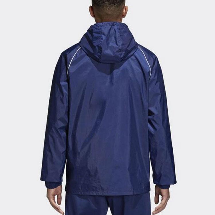 Adidas Jackets Men's Blue Hooded Moderate Other CV3694