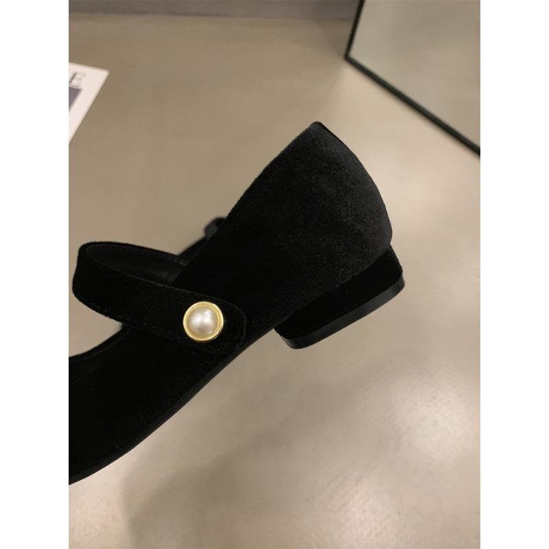 Nova Moda Camurça Flats Mocassins Mulheres Marie Janes Primavera Sapatos De Biqueira Quadrada Sapatos De Dança De Balé Moda Vestido De Luxo Zapatos Mujer