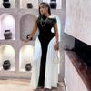 Women's New Color Blocked Sleeveless Temperament Dress for Summer