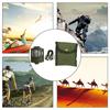 Bussola multifunzione americana prismatica ad alta precisione con lenti portatile da esterno(Army Green