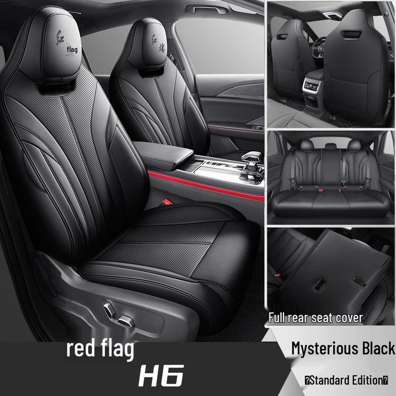 Hongqi H6 All-Season Breathable Leather Seat Cover - Full Coverage Cushion for New Car