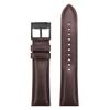 For Fossil Fs4813 Fs4735 Q Smart Series Men's Genuine Cow Leather  Sweatproof Breathable Watchbands with Needle Buckle  22 24mm