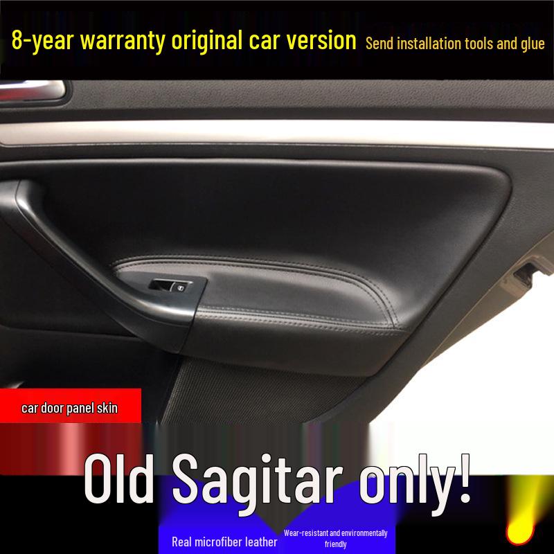 Volkswagen Sagitar Golf 6 Wagon 5-Door Microfiber Leather Door Panel Wrap (2006-2011)