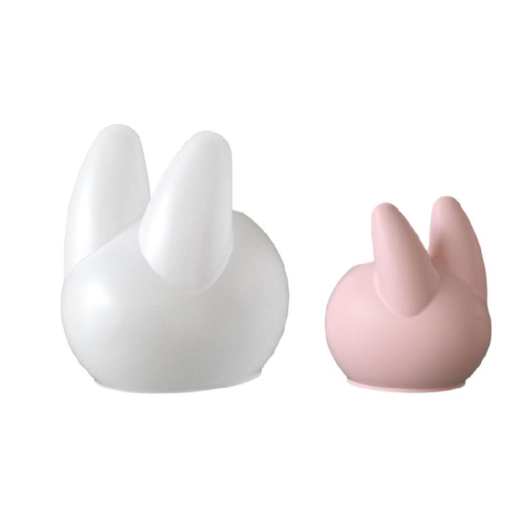 Decorative Rabbits Candlestick Crafting Mould Sturdy Silicone Mould Accessory Portable for Unique Home Ornament Use 1