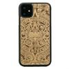 Wooden Case for iPhone 11 Aztec Calendar Aniegre