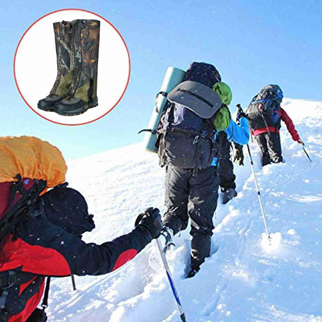 Leg Gaiters Waterproof Windproof Anti Mosquito Leg Guards Boot Covers for Hiking Trekking