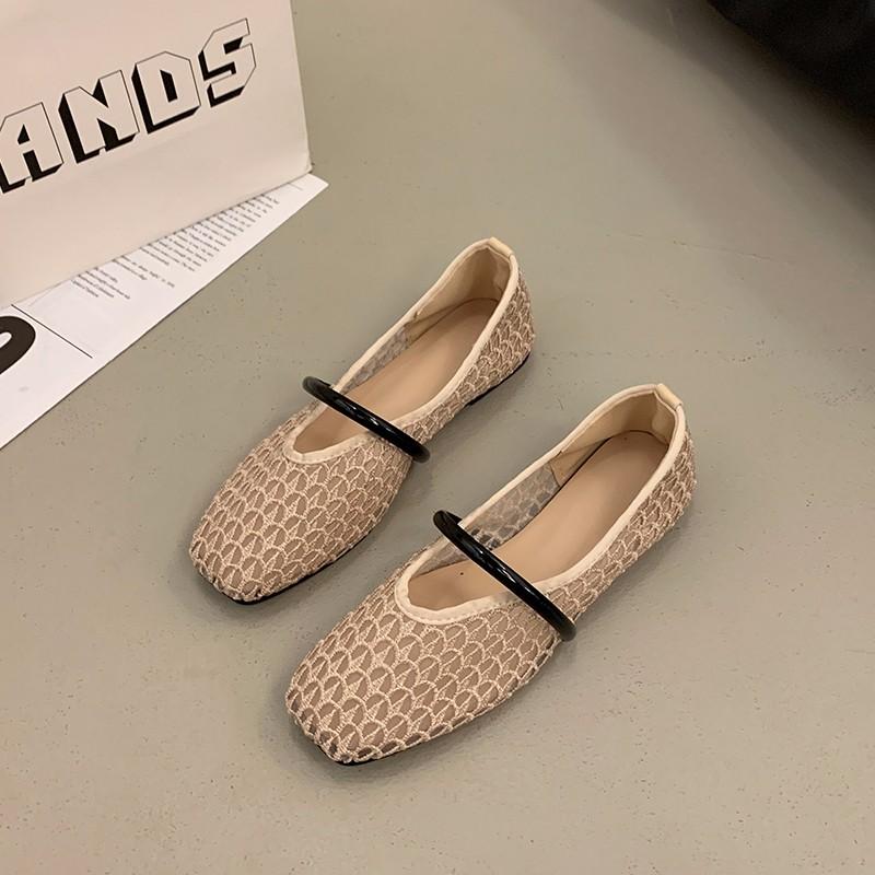 Fashion New 2025 Spring Summer Flat Heel Round Toe Women's Shoes Outdoor Independent Station Travel Comfortable Casual Footwear