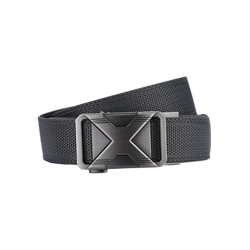 New Hot-Selling Belt Men'S Automatic Buckle Nylon Tactical Braided Belt Middle-Aged And Young Outdoor Belt Simple Wind Belt