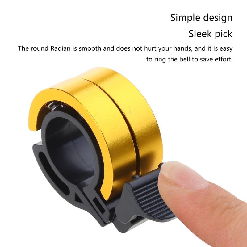 Mini Safety Cycling Warning Alarm Bike Rings Classical Bicycles Bells Horn Small Clear Loud Sound Handlebar Rings Horn
