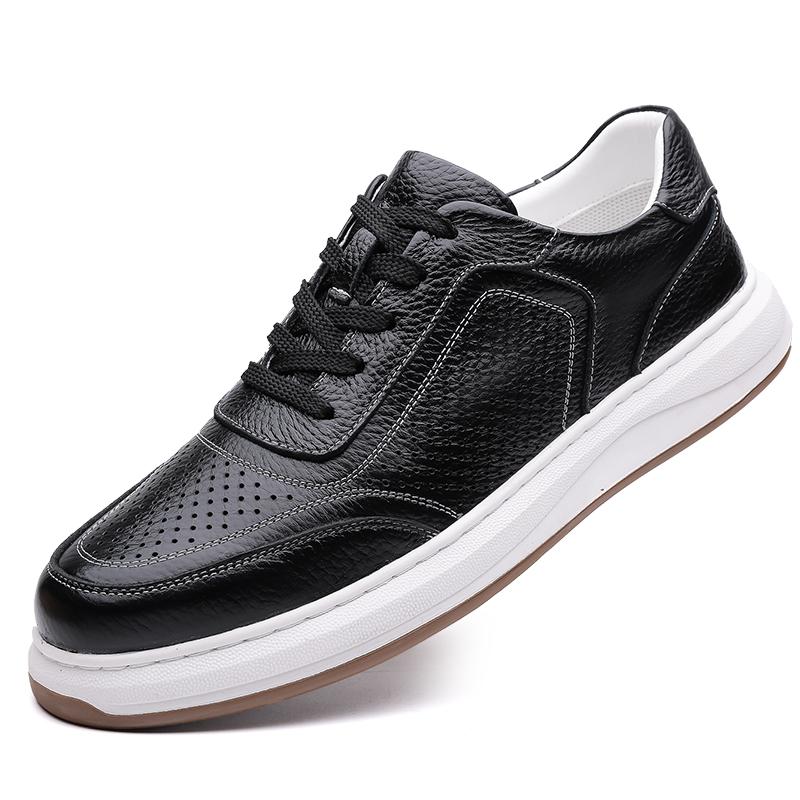 Mode Klassische Marke Herren Oxford Schuhe Dicke Sohle Verschleißfest Sport Freizeit Schuhe Sommer Atmungsaktiv Herren Business Lederschuhe