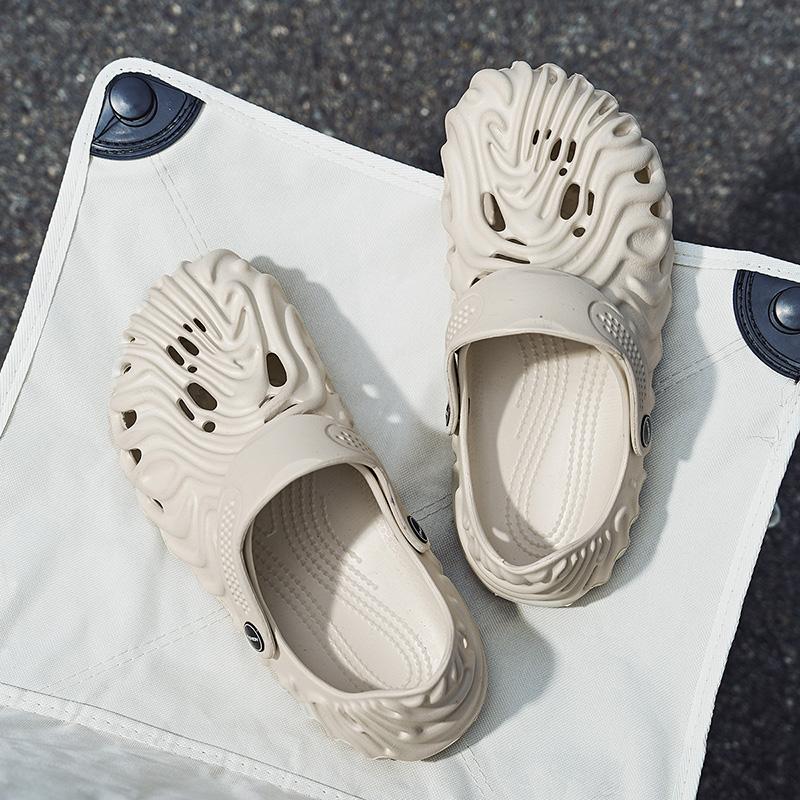 

Мужские летние легкие противоскользящие сандалии на толстой подошве из ЭВА, повседневная удобная обувь с отверстиями 41