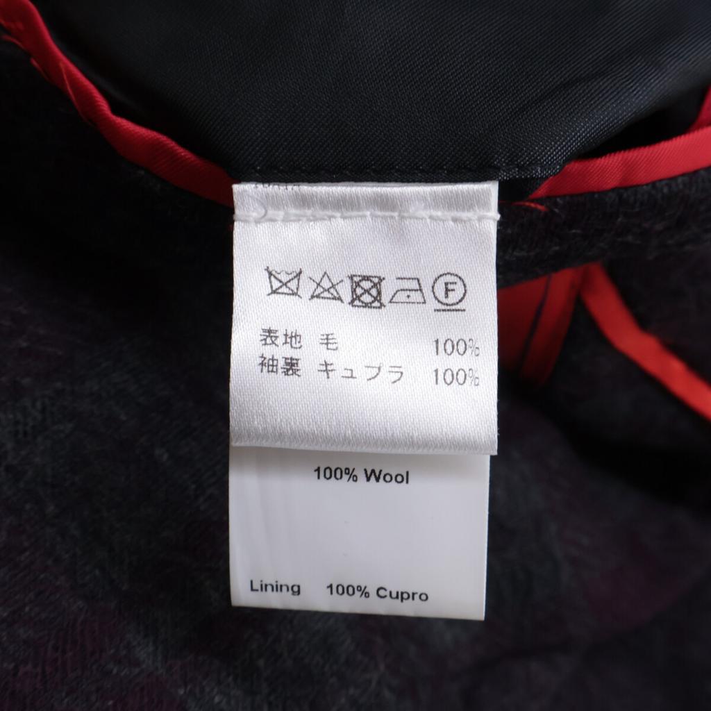 ISAIA 007704 Checked Tailored Knit Jacket Jacket 44 BordeauxUsed