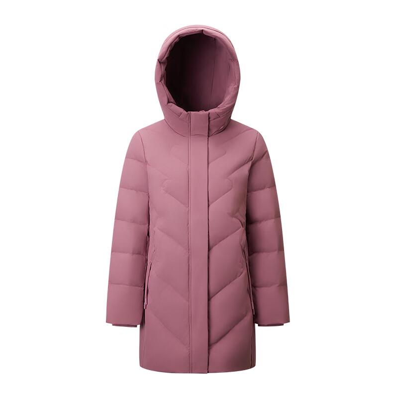 

Женский пуховик средней длины с капюшоном Qianrengang 2025 L