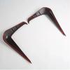 ABS Black / Carbon Fiber Look Front Fog Lights Lamp Cover Trims Fit For MG 4 MG4 2026 2027