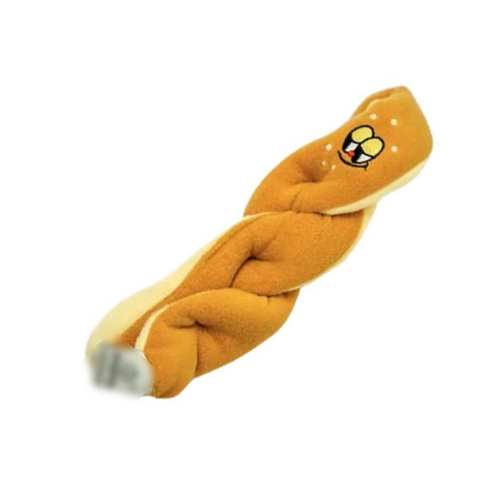 Dog Sound Bread Molar Toy Food Hiding Teeth Grinding Multifunctional Interactive Plush Pet Squeaky