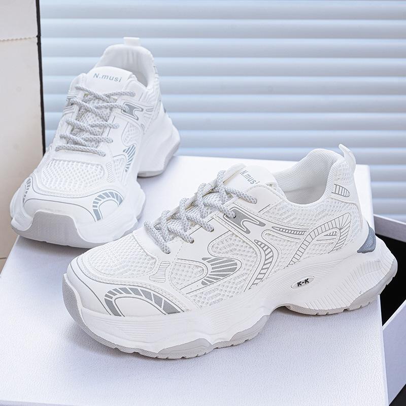 New Women's Shoes - Breathable Shoes, Versatile, Thick-soled, Heightening, Sports Shoes, Casual Shoes Devotion