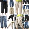 Relaxed Fit Men Capri Short Pants With Adjustable Ankles For Casual And Beachwear