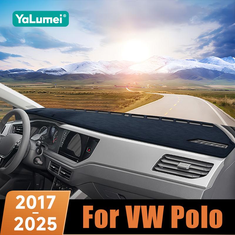 For Volkswagen VW Polo AW1 BZ1 2017- 2024 2025 Car Dashboard Non-Slip Cover Avoid Light Anti-UV Carpet