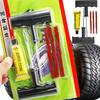 Autobanden reparatieset met rubberen strips, tubeless bandenreparatieset met pluggen, motorfiets, vrachtwagen, vacuümbanden reparatieset