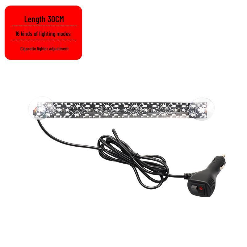 LED Suction Cup Anti-Tailgating Rear Light & Multi-Functional Warning Ambient Work Light