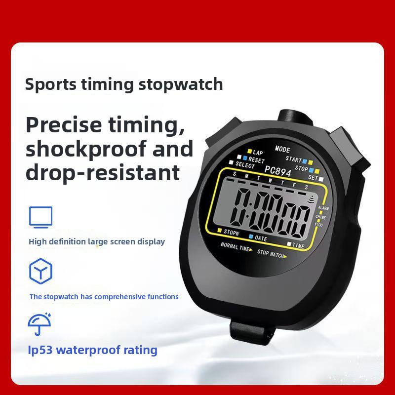 Waterproof Stopwatch Lightweight Durable MultiFunction Timer for Sports Running Outdoor Electronic Time Measurement