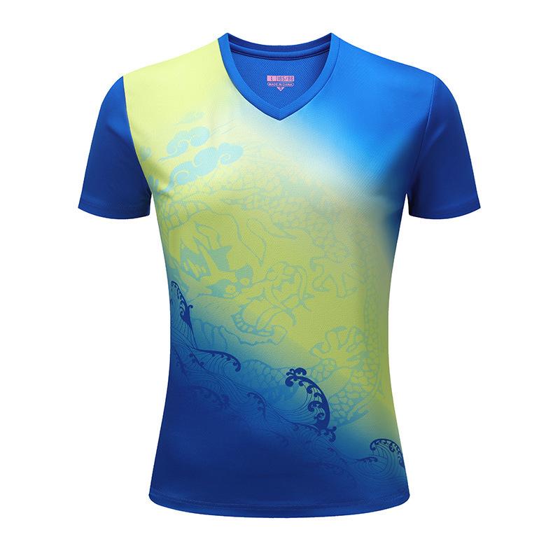 Unisex Kids' Quick-Dry Breathable Badminton Short Sleeve Shirt