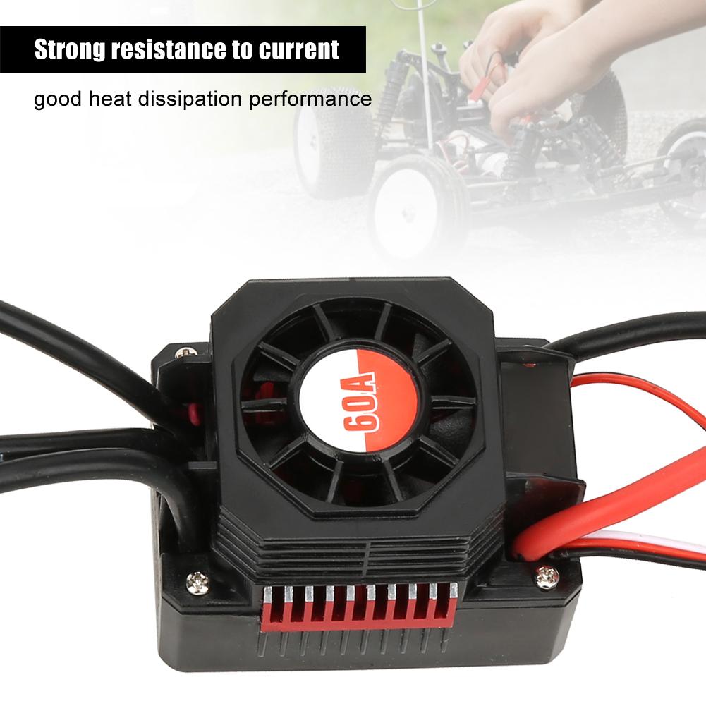 SURPASS 60A Waterproof Dust Proof Electric Speed Controller ESC RC Accessory